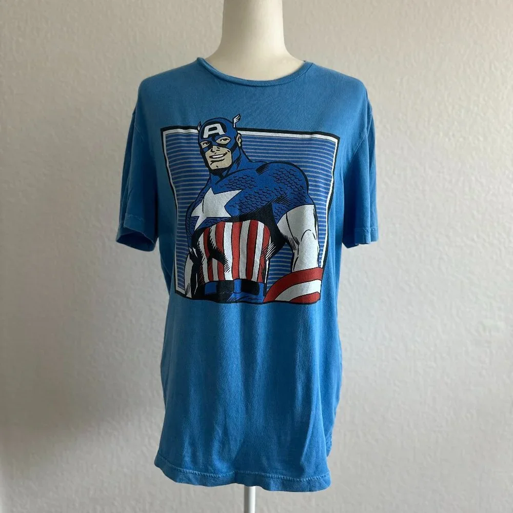 🦸♂️ Marvel Captain America Graphic Tee – Size S - Picture 2 of 5